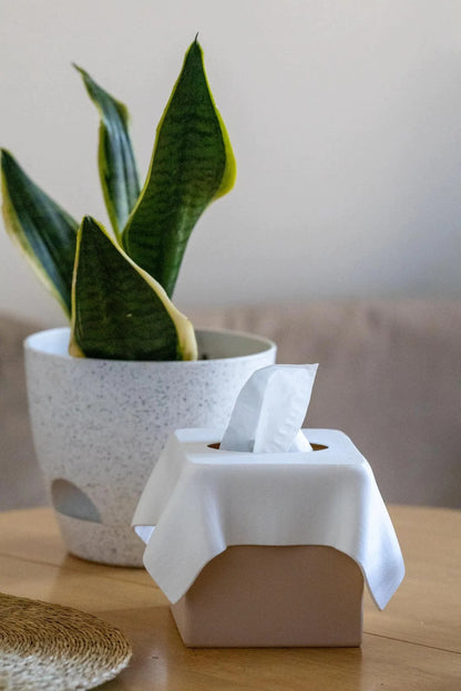 Minimalistyczna kwadratowa osłona na pudełko chusteczek - technologia 3D
