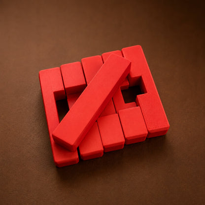 Diabelski Węzeł Łamigłówka 3D Puzzle Logiczne IQ Druk 3D