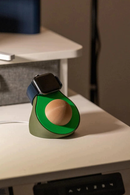 Podstawka pod Apple Watch w kształcie awokado z tajną przegródką w 3D