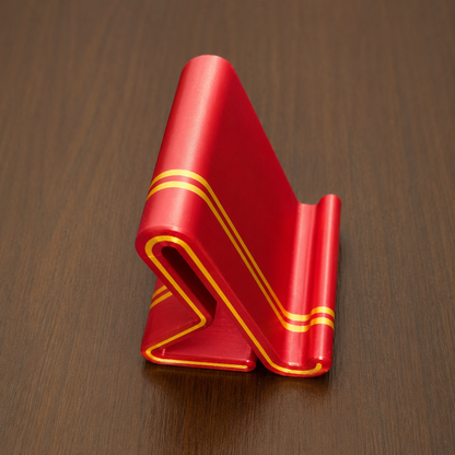 Podstawka pod telefon 3D Premium – Czerwono-Złota