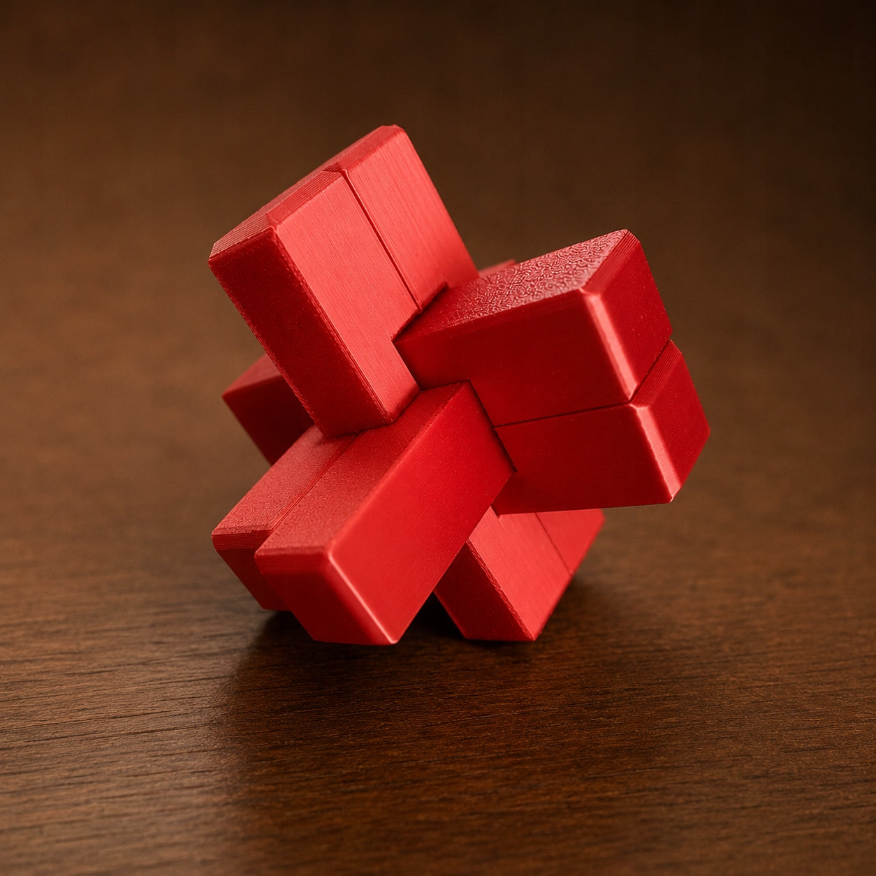 Diabelski Węzeł Łamigłówka 3D Puzzle Logiczne IQ Druk 3D